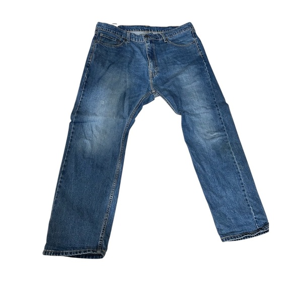 Levi's Classic Blue Straight-Leg Jeans waist 40 - Picture 2 of 5